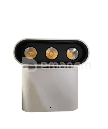 დაუნლაითი MIRAS 12W MR751 ალუმინი WH+BK