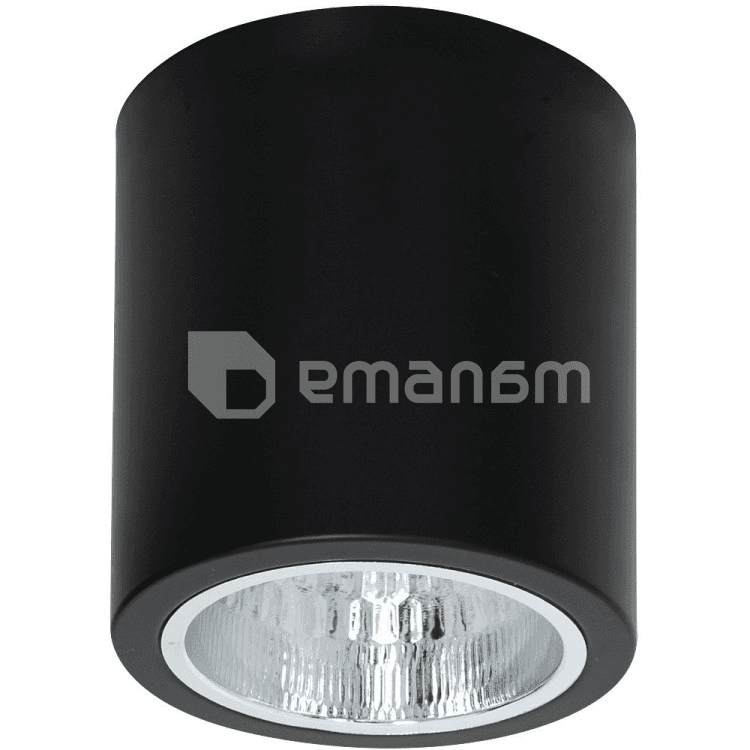 სანათი წერტილოვანი Luminex Downlight round 7239 D13.3 1xE27 60W შავი