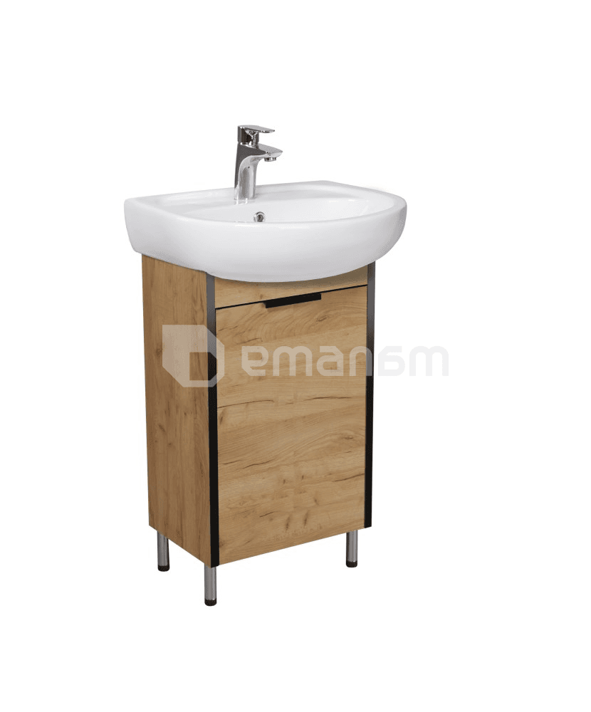 აბაზანის ტუმბო ხელსაბნით Dacota Craft 50 wood Solo 50 სმ