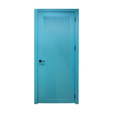 შეღებილი მდფ კარი model GEO LINE  (Ral 5018,700x2150, LR)