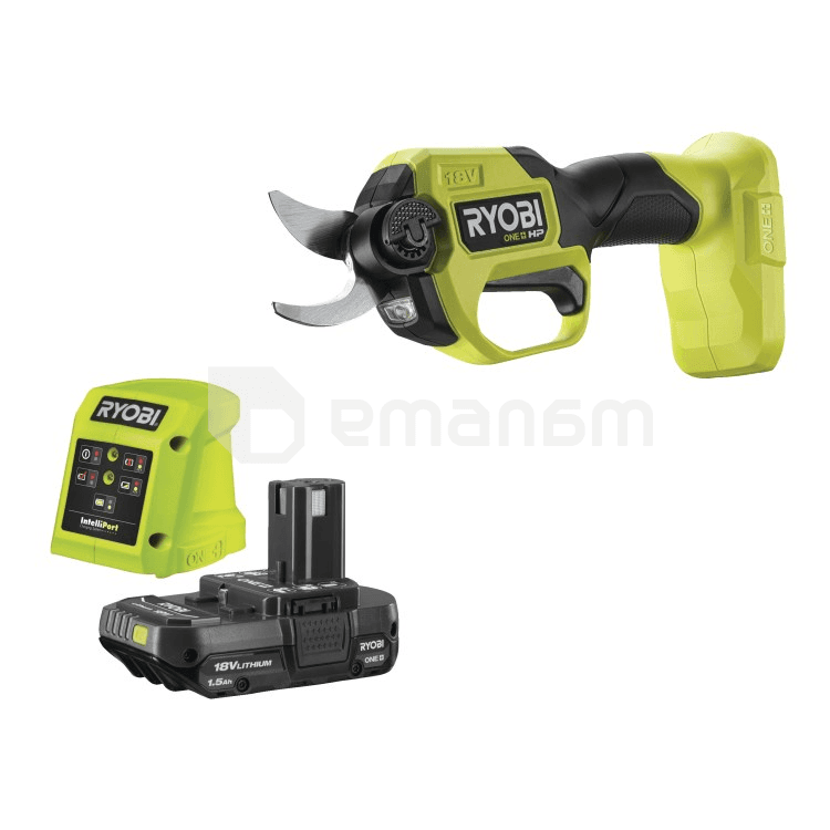 სეკატორი აკუმულატორის უნახშირო Ryobi ONE+ RY18SCXA-115 18V