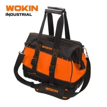 ხელსაწყოების ჩანთა Wokin 906216, 16″ Tools Bag, Black/Orange