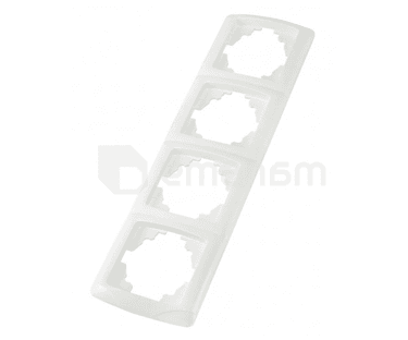 ჩარჩო 4 ადგილიანი EKF თეთრი