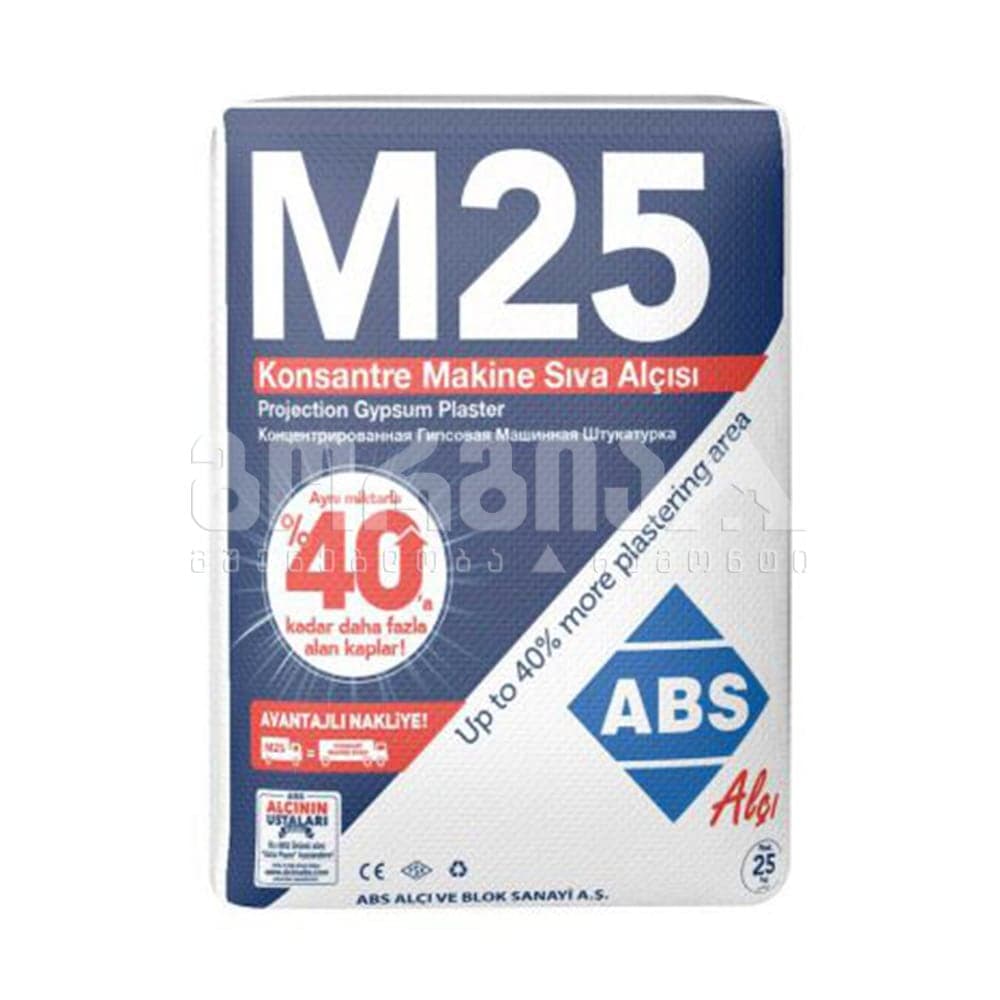 აპარატის ბათქაში ABS M25 25 კგ