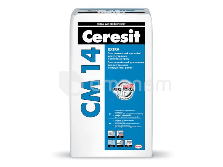 წებო ფილის Ceresit CM14 25 კგ