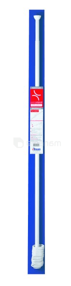 კარნიზი P.NOVA, ALU.CURTAIN ROD, SPRING SYSTEM, 220 CM, WHITE