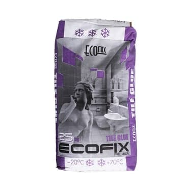 წებოცემენტი EKOFIX   25 კგ-იანი ტომარა PREMIUM