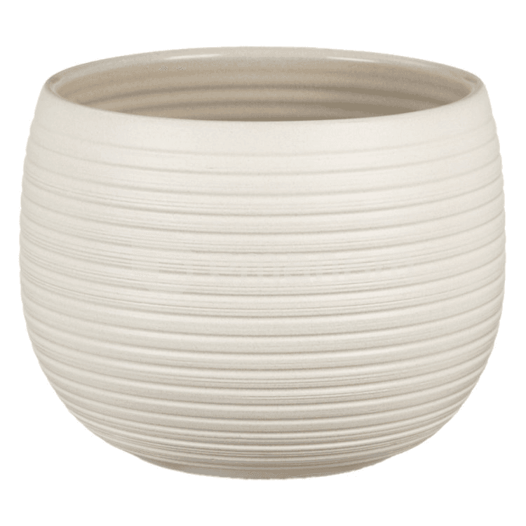 კერამიკული ქოთანი ყვავილებისთვის Scheurich 744/18 CREAM STONE