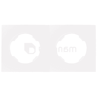 ჩარჩო DPM Soul SEU1002W 2 განყოფილებიანი თეთრი