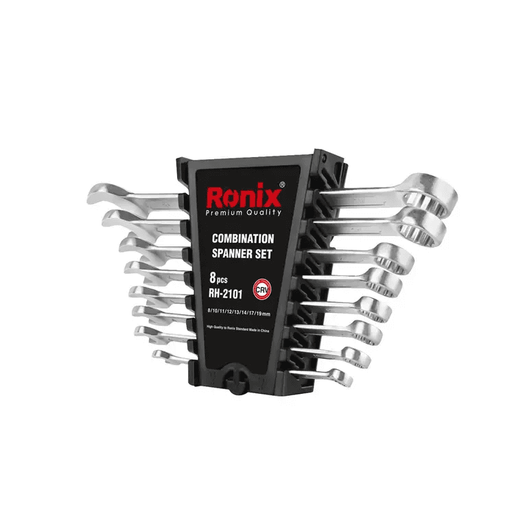კომბინირებული ქანჩის გასაღებების ნაკრები Ronix RH-2101 8 ცალი