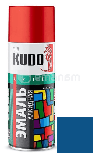 ემალი უნივერსალური Kudo KU-1011 Ral 5005 ლურჯი 520 მლ