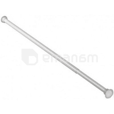 კარნიზი აბაზანის ოთახის P.NOVA SHOWER CURTAIN ROD, WHITE