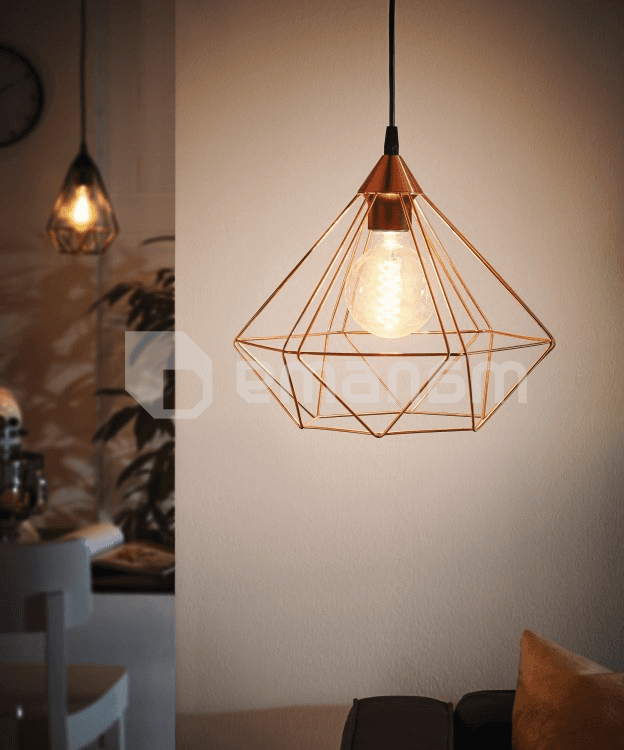 საკიდი Eglo 1 KUPFERFARBEN TARBES E27 Ø325მმ h1100 სპილენძი 43359