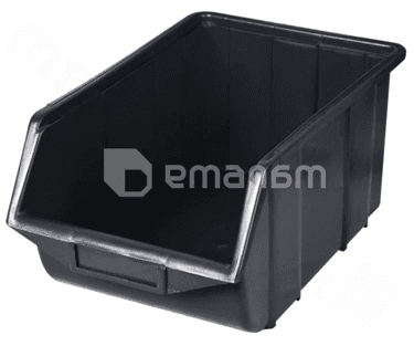 ყუთი ინსტრუმენტებისთვის Patrol Ecobox large black 220x350x165 მმ (ECODUZCZAPG001)