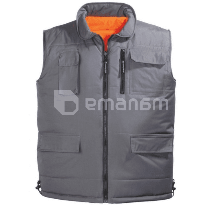 ჟილეტი დათბილული ორმხრივი Coverguard 7HWGO L ნარინჯისფერი