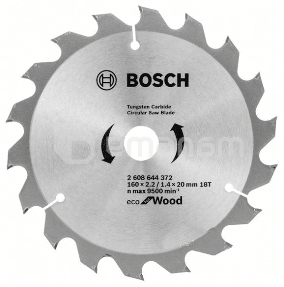 წრიული დისკი  Bosch EC WO H 160x20-18