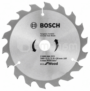 წრიული დისკი  Bosch EC WO H 160x20-18