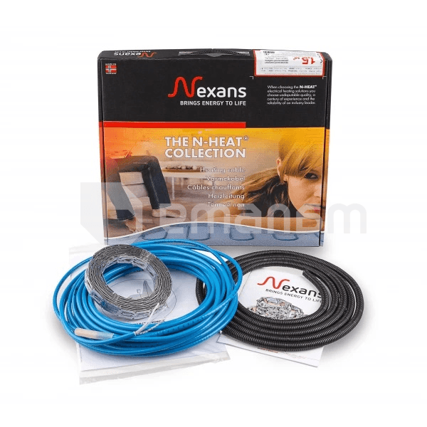 კაბელი ორბირთვიანი თბილი იატაკისთვის Nexans TXLP/2R 1370/17 10.1 მ²