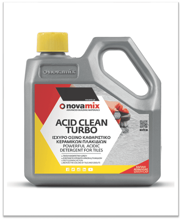 ძლიერი საწმენდი საშუალება ფილებისათვის ACID CLEAN TURBO