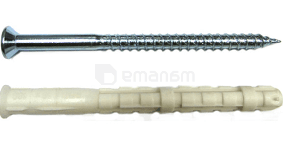 დუბელი ჩარჩოსთვის Koelner 4 ც B-KKS08120 120 mm ბლისტი