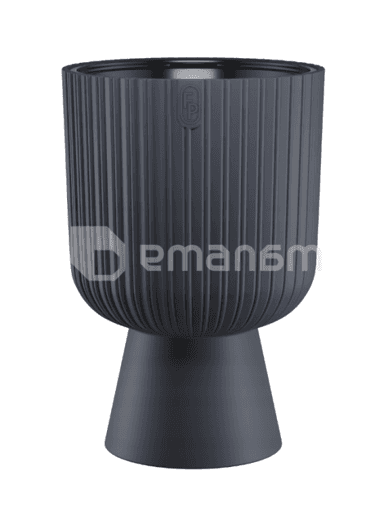 საყვავილე ქოთანი FORM PLASTIC Keli Mika 30 ანტრაციტი