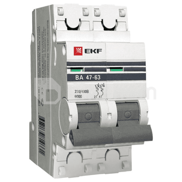 ავტომატური ამომრთველი EKF 2P 100A