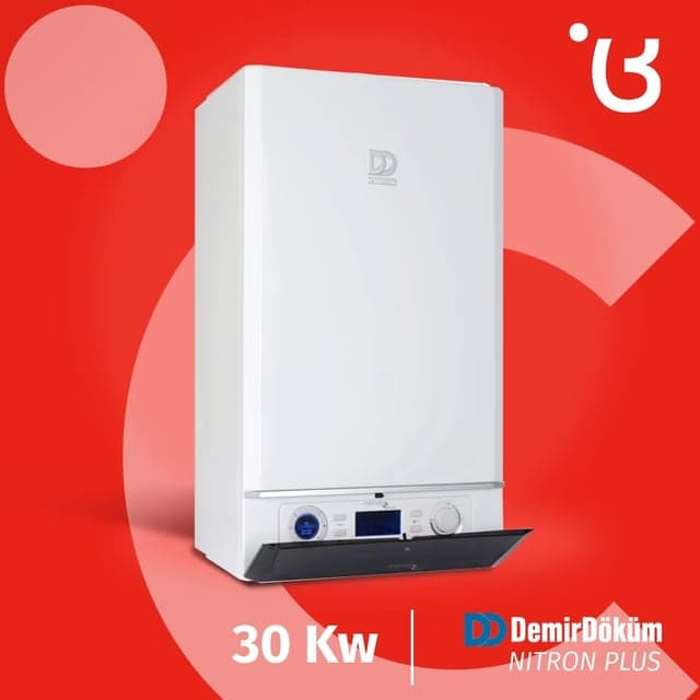 ცენტრალური გათბობის ქვაბი მილით NITRON PLUS HK 30kW (729) DD