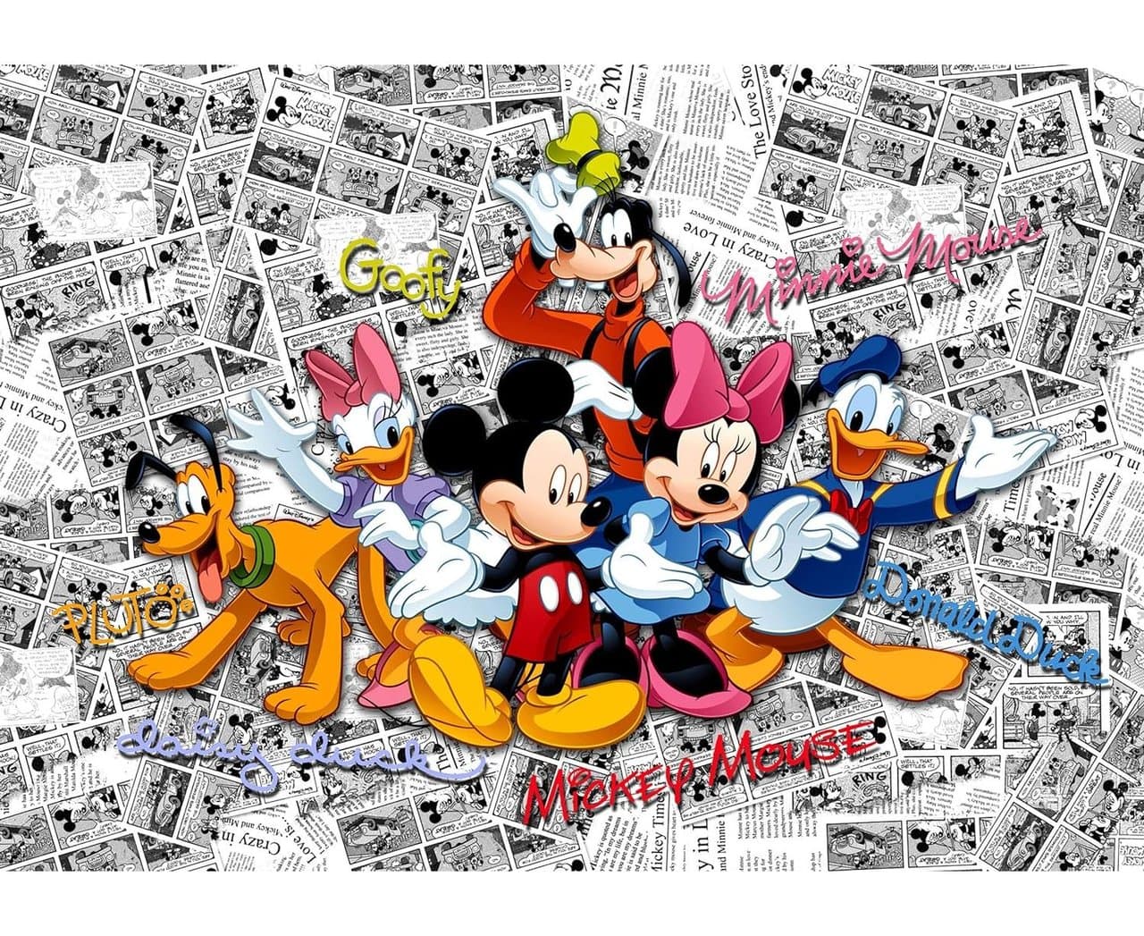 შპალერი FTD 2225 mickey on dark comicks 3.6X2.54 მ