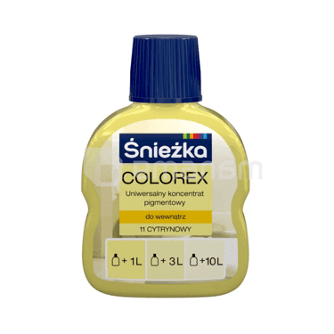 პიგმენტი კონცენტრატი Sniezka Colorex N11 ლიმონი 100 მლ