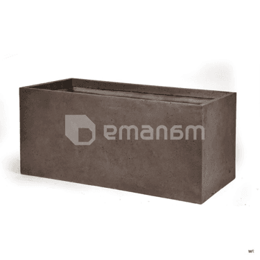 ქოთანი კერამიკული Mega Collections Clayfibre Bigular Taupe 80x40x40სმ 128ლ