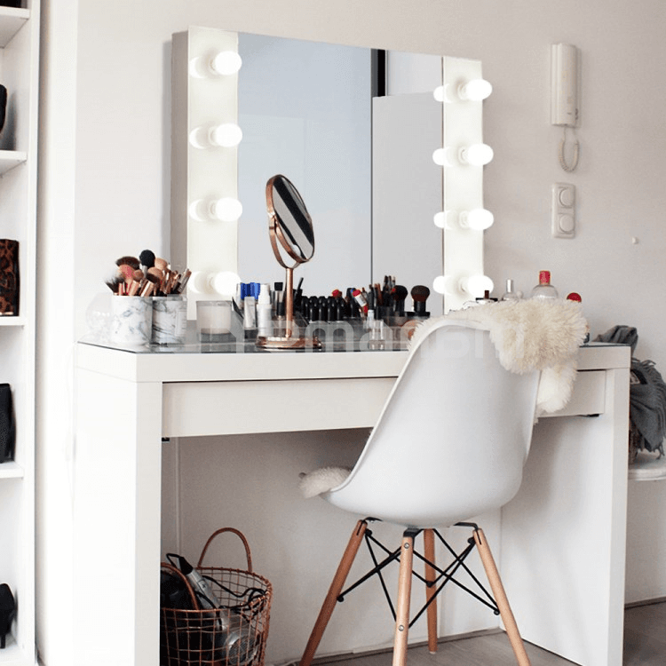მაკიაჟის სარკე Silver Mirrors Merlin 800x600 მმ