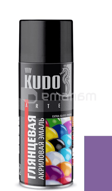 აეროზოლი ემალი Kudo RAL4005 იასამნისფერი პრიალა 520 მლ