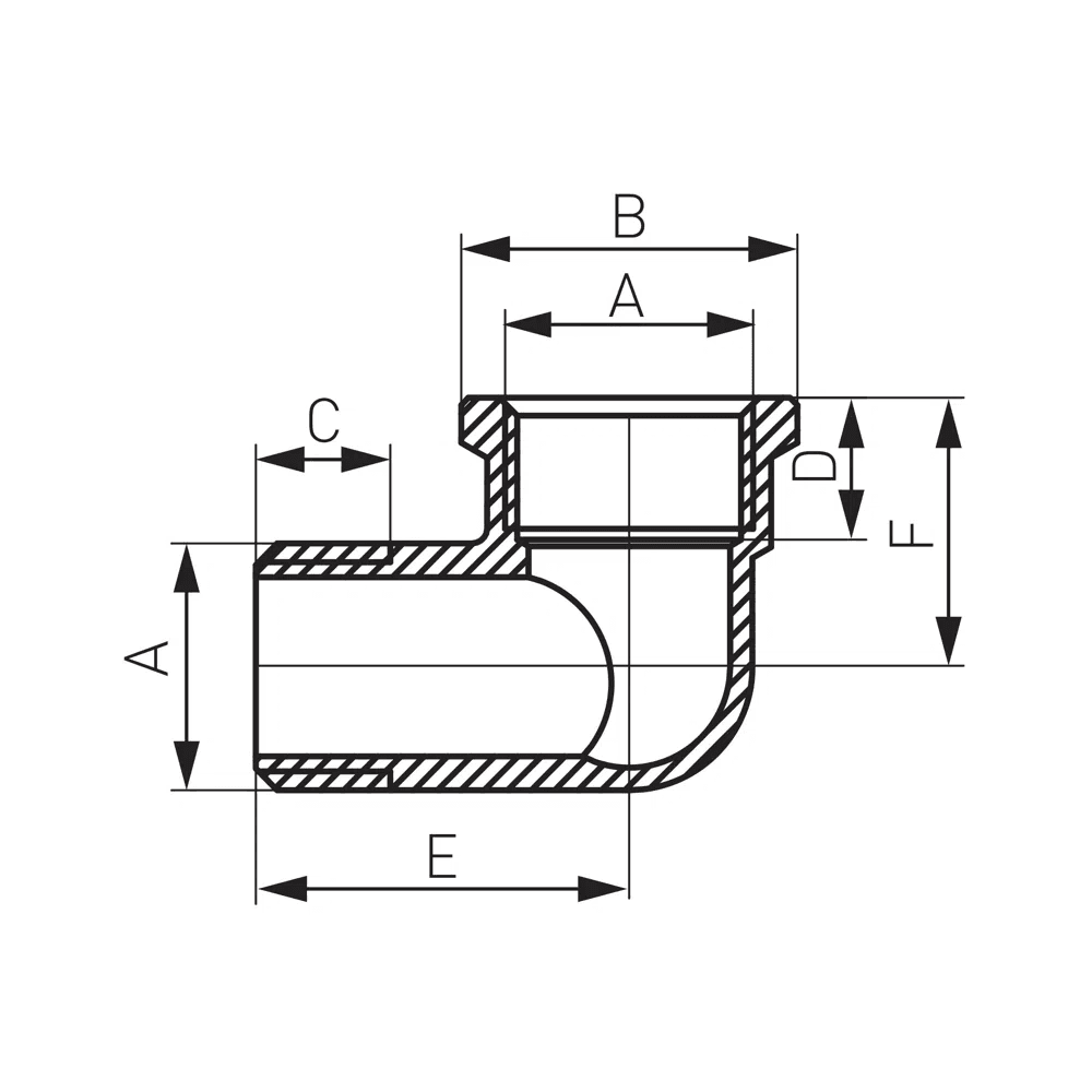 მუხლი ლატუნის 1/2 M-F K12Z Ferro