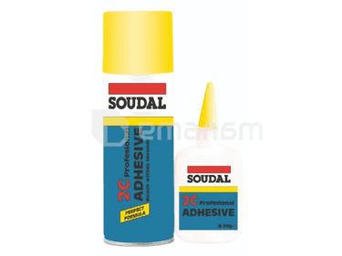 წებო მყისიერი ორკომპონენტიანი Soudal 2C 200 მლ + 50 გ