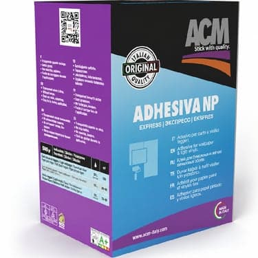 შპალერის წებო ACM ADHESIVA NP ფხვნილი ქაღალდის საფუძვლისთვის 1კგ