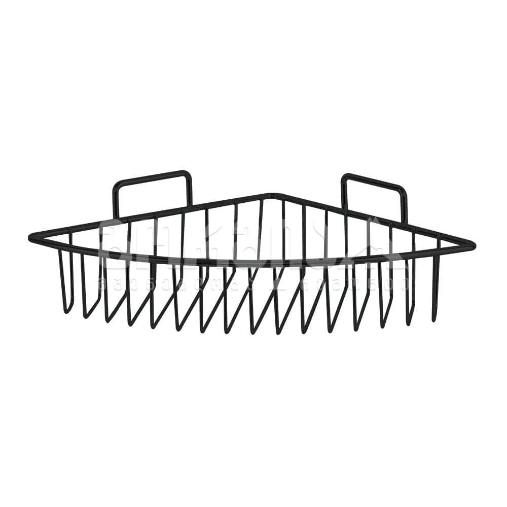 აბაზანის კუთხის თარო (შავი) 22სმ DS-721
