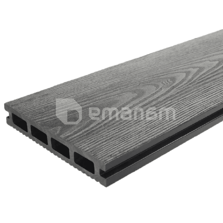 ფიცარი ტერასის Bergdeck S140 Grey 2200x140x25 მმ