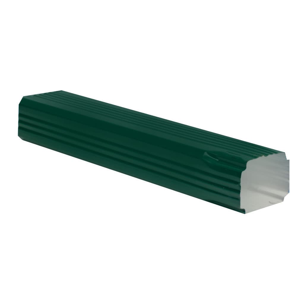 ოთხკუთხა წყალსაწრეტი მილი 0.50x350 RAL 6005 (2000 მმ.)