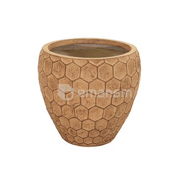 კერამიკული ქოთანი Mega Collections Yara Belly Sand D56H50