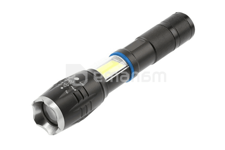 ფანარი GTV LED 1 AAA 8W 800lm 6400K 500m IP44 შავი