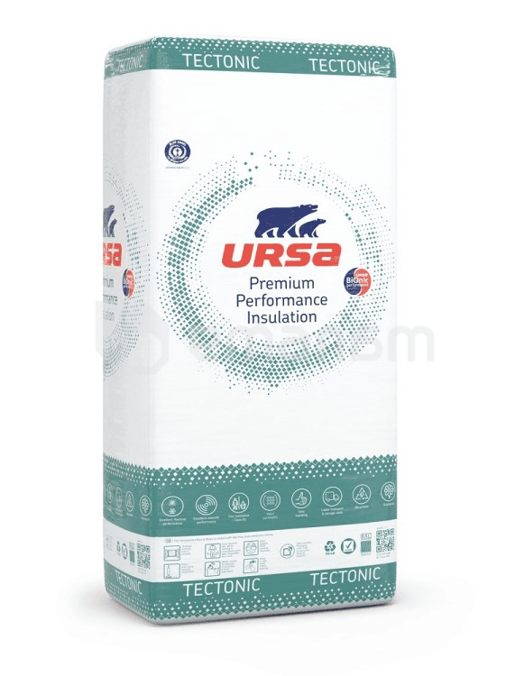 მინერალური ბამბა თბო-ხმის საიზოლაციო Ursa Premium Performance Insulation 1200x600x50 მმ 8.64 მ²