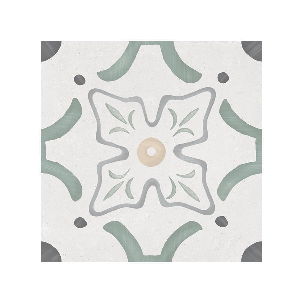 კერამოგრანიტი SIROCCO GREEN FLOWER 22.3X22.3