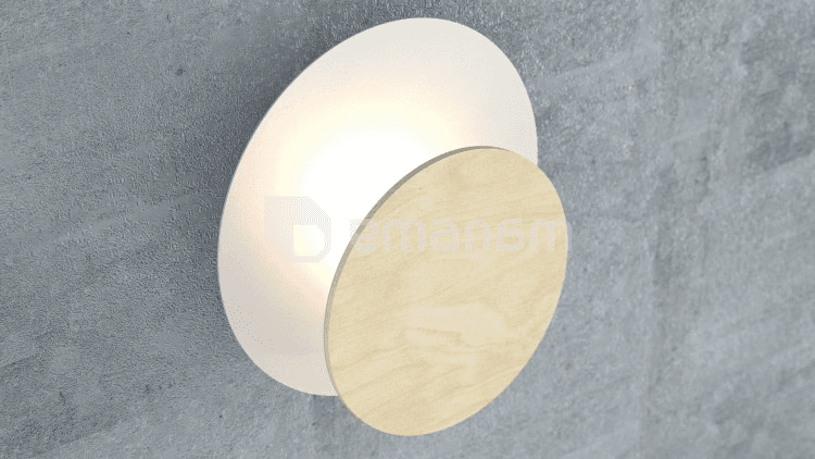 ბრა 1А EMIBIG CIRCLE G9 1x MAX 60W თეთრი