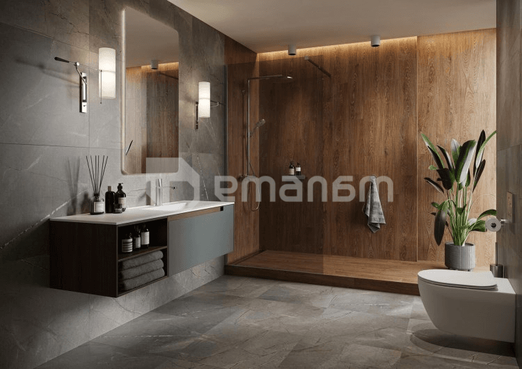 კერამოგრანიტი Cerrad GRES WESTMOUNT GREY RECT. 597x597x7