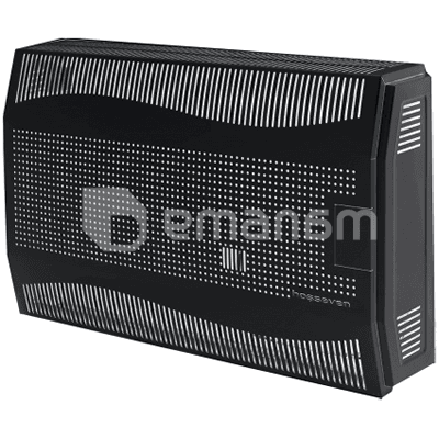 გაზის კონვექტორი HOSSEVEN HDU M 8 BLACK + კოაქსიალური მილი HOSSEVEN HDU 8