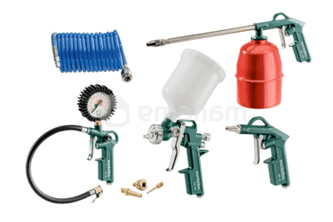 პნევმატური ინსტრუმენტების ნაკრები Metabo LPZ 7 SET (601586000)