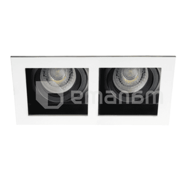 სანათი წერტილოვანი Kanlux ARET 2XMR16-W 26723 Gx5.3/GU10 2x MAX 35W