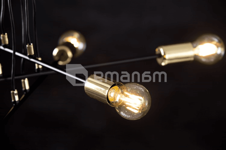 ჭაღი EMIBIG VESIO 4 E27 4x MAX 60W შავი