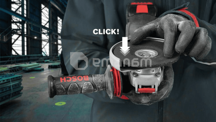 კუთხის სახეხი მანქანა Bosch GWX 14-125 Professional 1400W