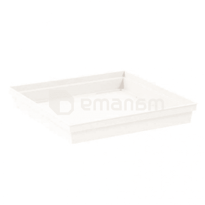 დასადგამი ქოთნის EDA Plastiques SOUCOUPE TOSCANE CARREE 32,6სმ